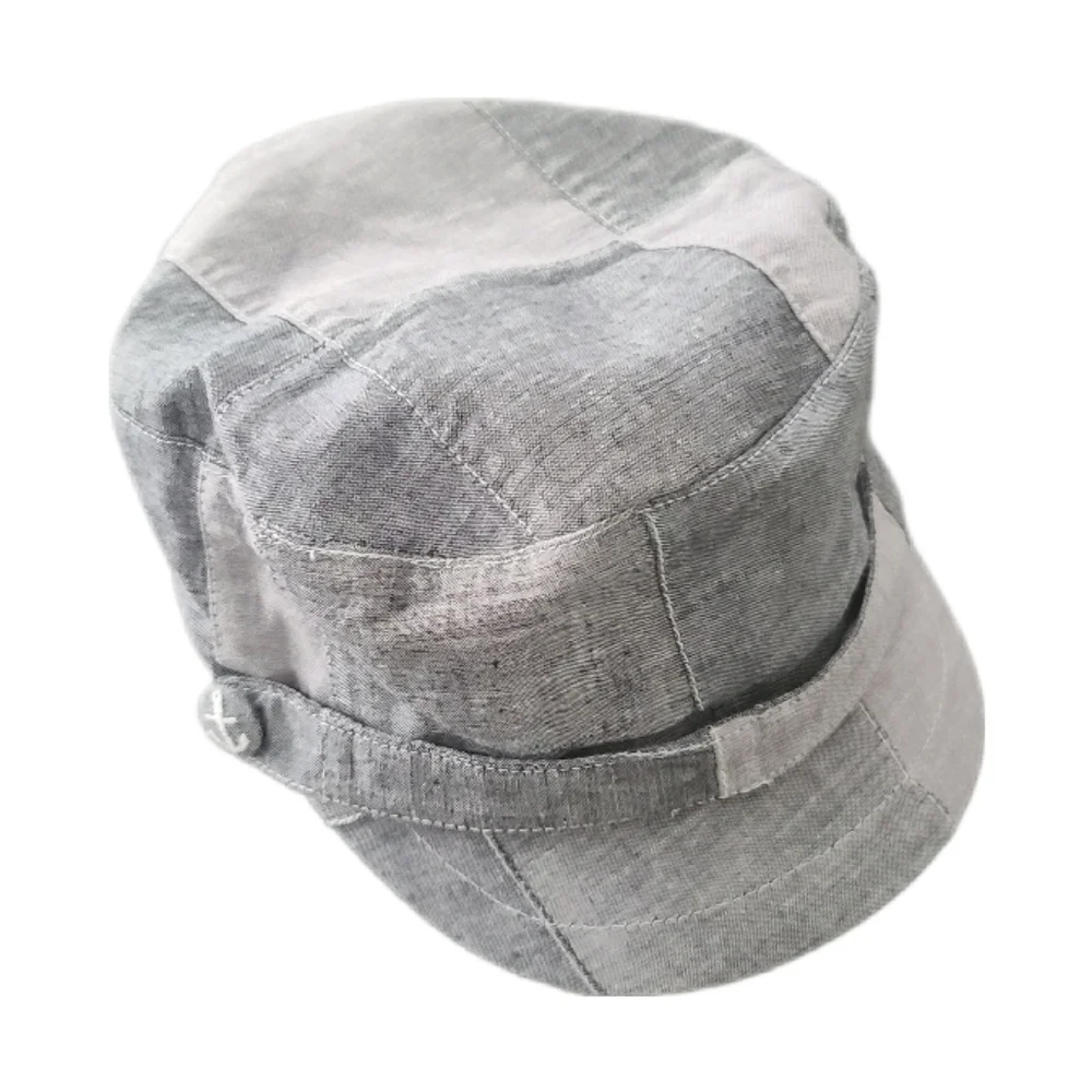 San Diego Hat Co Boys Gray Patchwork Cap NWT 2–4